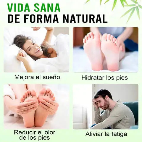 🌿 Pack x3 Cajas Kinoki Detox (30 Parches) – Elimina toxinas mientras duermes 💤